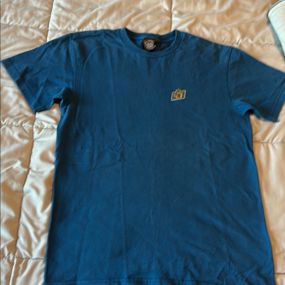 Santa Cruz Skateboards Blue Short Sleeve Tee